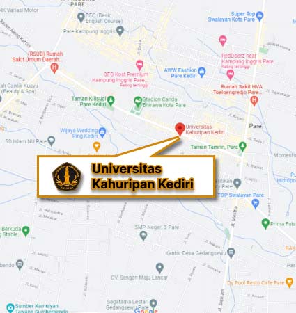 Peta & Lokasi Kampus Universitas Kahuripan Kediri Nomor